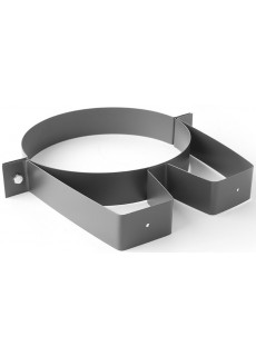Кронштейн Стеновой Везувий Black (AISI 430) д.180