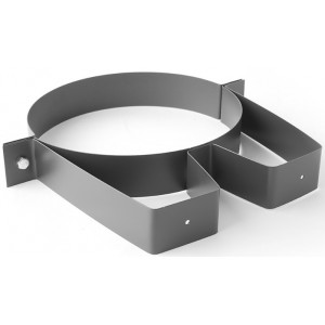 Кронштейн Стеновой Везувий Black (AISI 430) д.180