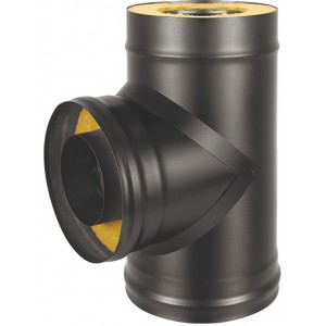 Сэндвич-тройник Везувий Black (AISI 430/0,8мм) д.150x250