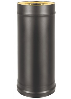 Сэндвич-труба Везувий Black (AISI 430/0,8мм) L-1м д.150x250
