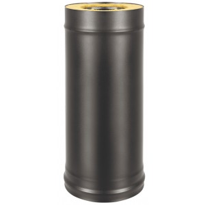 Сэндвич-труба Везувий Black (AISI 430/0,8мм) L-0,5м д.150x250