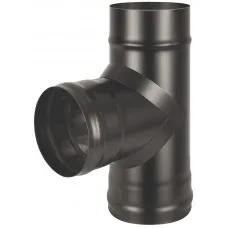 Тройник Везувий Black (AISI 430/0,5мм) 90 д.200