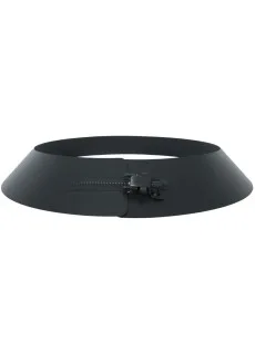 Юбка на трубу с изоляцией Везувий Black (AISI 430/0,5мм) д.200