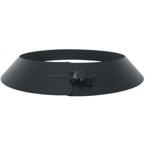 Юбка на трубу с изоляцией Везувий Black (AISI 430/0,5мм) д.200