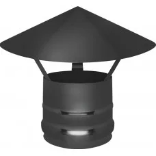 Зонт Везувий Black (AISI 430/0,5мм) д.115