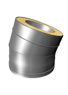 Отвод Вулкан 15° V50R D104/200, нерж 321/304