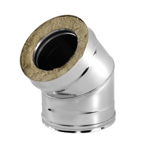 Отвод Вулкан 45° V100R D130/330, нерж321/304