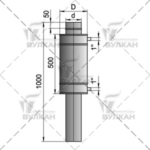 Теплообменник BH d130/D245