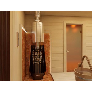 Дровяная банная печь Grill’D Cometa Vega 180 long black