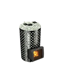 Дровяная банная печь Grill’D Violet World Romb Short Window Max