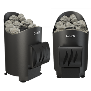 Дровяная печь для бани Grill`D Aurora Mini Short black