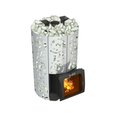 Дровяная банная печь Grill’D Violet World Steel Short Window Max