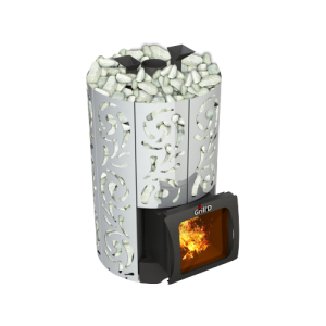Дровяная банная печь Grill’D Violet World Steel Short Window Max