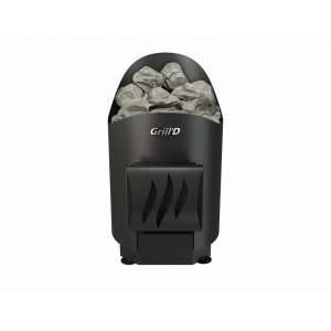 Дровяная печь для бани Grill`D Aurora Mini Short black