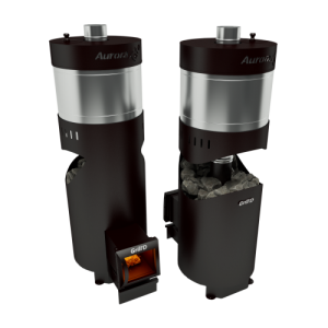 Дровяная печь для бани Grill`D Aurora 160 Trio Long black