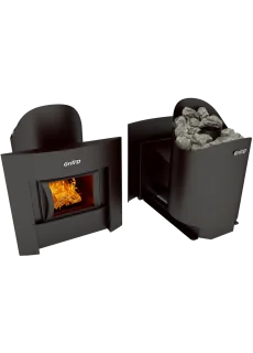 Дровяная банная печь Grill’D Aurora 160 window black