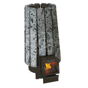 Дровяная банная печь Grill’D Cometa 180 Vega Short Stone