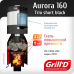 Дровяная печь для бани Grill`D Aurora 160 Trio Short black
