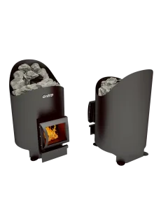 Дровяная банная печь Grill’D Aurora 180 short black