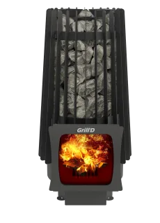 Дровяная банная печь Grill’D Cometa 180 Vega Short Window Max