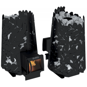 Дровяная печь для бани Grill`D Dubravo 180 Long black