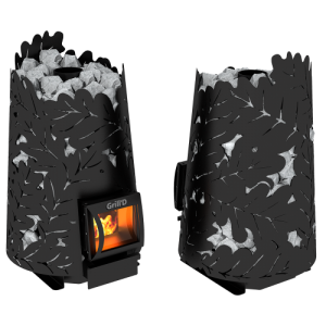 Дровяная печь для бани Grill`D Dubravo 180 Short black