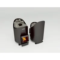 Дровяная банная печь Grill’D Aurora 160 short black