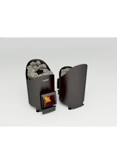 Дровяная банная печь Grill’D Aurora 160 short black