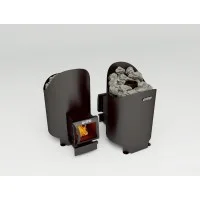 Дровяная банная печь Grill’D Aurora 160 long black