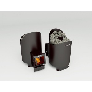 Дровяная банная печь Grill’D Aurora 160 long black