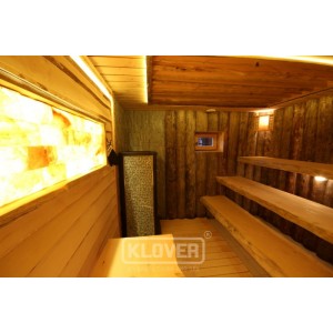 Дровяная печь для бани Klover RT 35 RV в облицовке Design