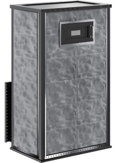 Газовая печь для бани Klover RT 100 RV в облицовке Design