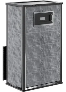 Газовая печь для бани Klover RT 100 RV в облицовке Design