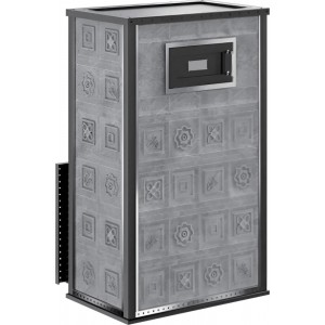Газовая печь для бани Klover RT 100 RV в облицовке Design