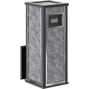 Дровяная печь для бани Klover RT 20 RV в облицовке Design