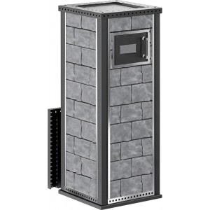 Дровяная печь для бани Klover RT 20 RV в облицовке Design