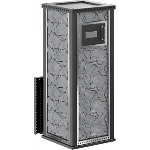 Дровяная печь для бани Klover RT 20 RV в облицовке Design