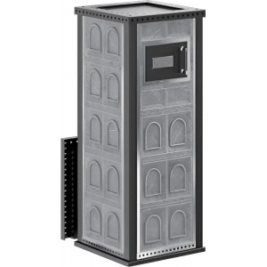 Дровяная печь для бани Klover RT 20 RV в облицовке Design