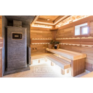 Дровяная печь для бани Klover KLV-RT-20RV талькомагнезит "Стандарт"