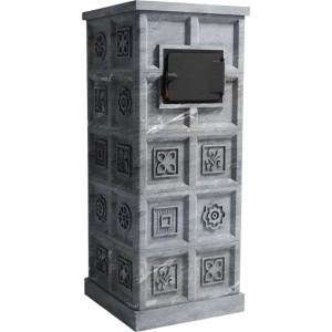 Дровяная печь для бани Klover RT 20 RV в полной облицовке