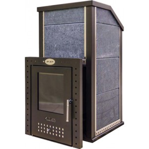 Дровяная печь для бани Klover RT 35 P в стандартной облицовке