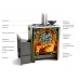 Дровяная печь для бани ТМФ Ангара 2012 Inox Витра ЗК