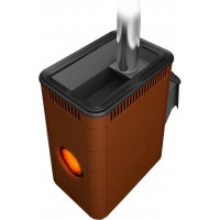 Дровяная печь для бани ТМФ Аврора Inox ДА Иллюминатор