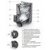 Дровяная печь для бани ТМФ Аврора Inox ДА Иллюминатор