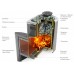 Дровяная печь для бани ТМФ Гейзер Мини 2016 Carbon ДН ЗК ТО