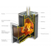 Дровяная печь для бани ТМФ Карасук Carbon Витра антрацит