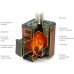 Дровяная печь для бани ТМФ Оса Carbon ДА КТК