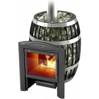 Дровяная печь для бани ТМФ Саяны Inox Витра Дровяная печь для бани ТМФ Саяны Inox Витра