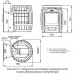 Дровяная печь для бани ТМФ Саяны Inox Витра