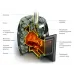 Дровяная печь для бани ТМФ Саяны Inox ДА